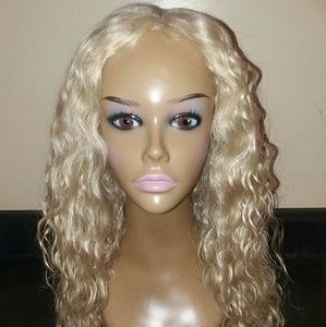 Blonde Curly Wig